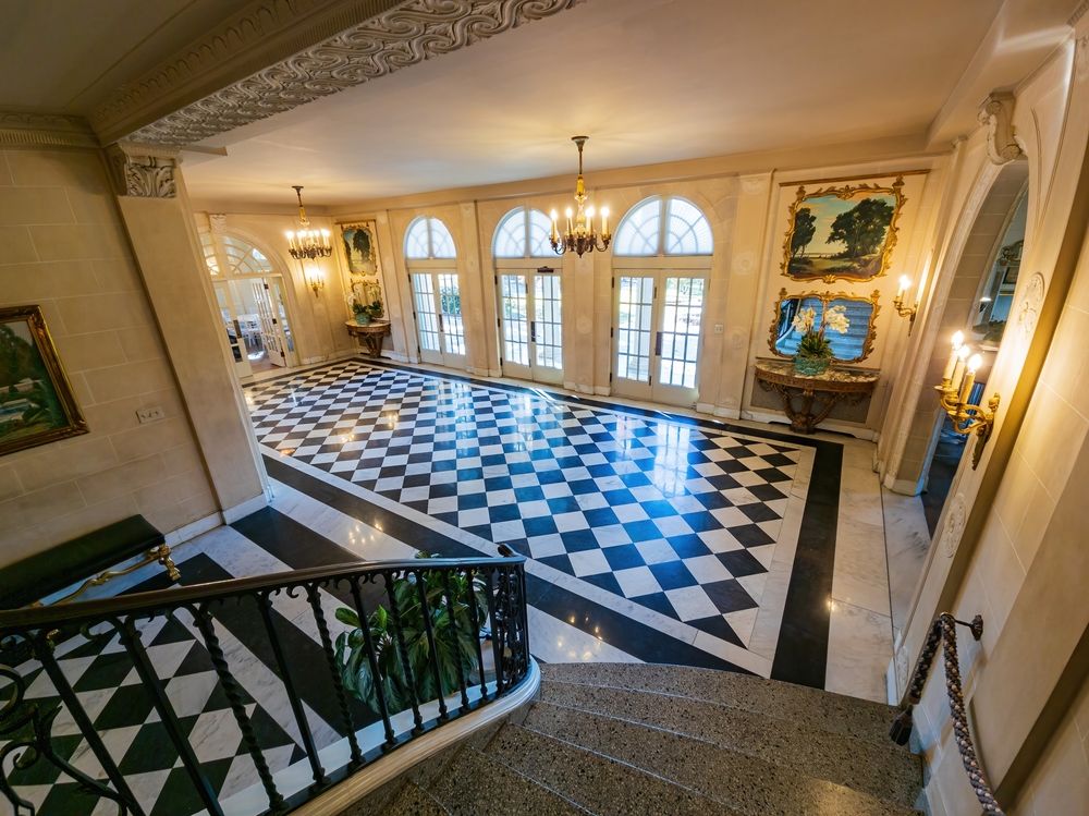 Interior of Tulsa Garden Center's mansion