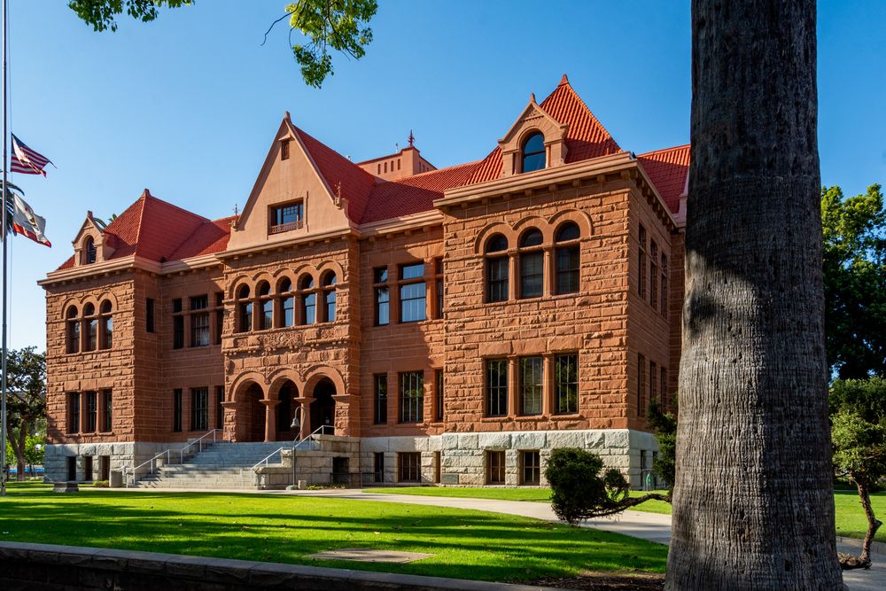 Old orange county courthouse at Downtown Santa Ana Historic District