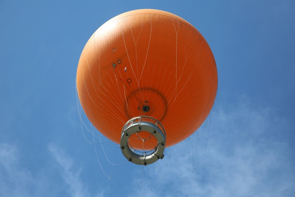 Bottom of a Great Park Balloon