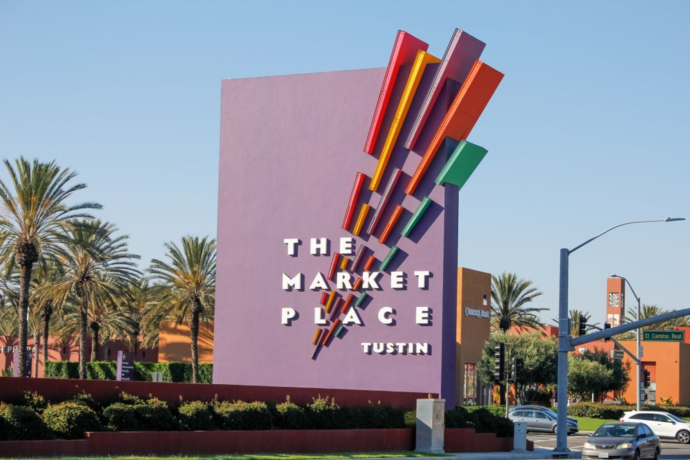 Signage of The Market Place