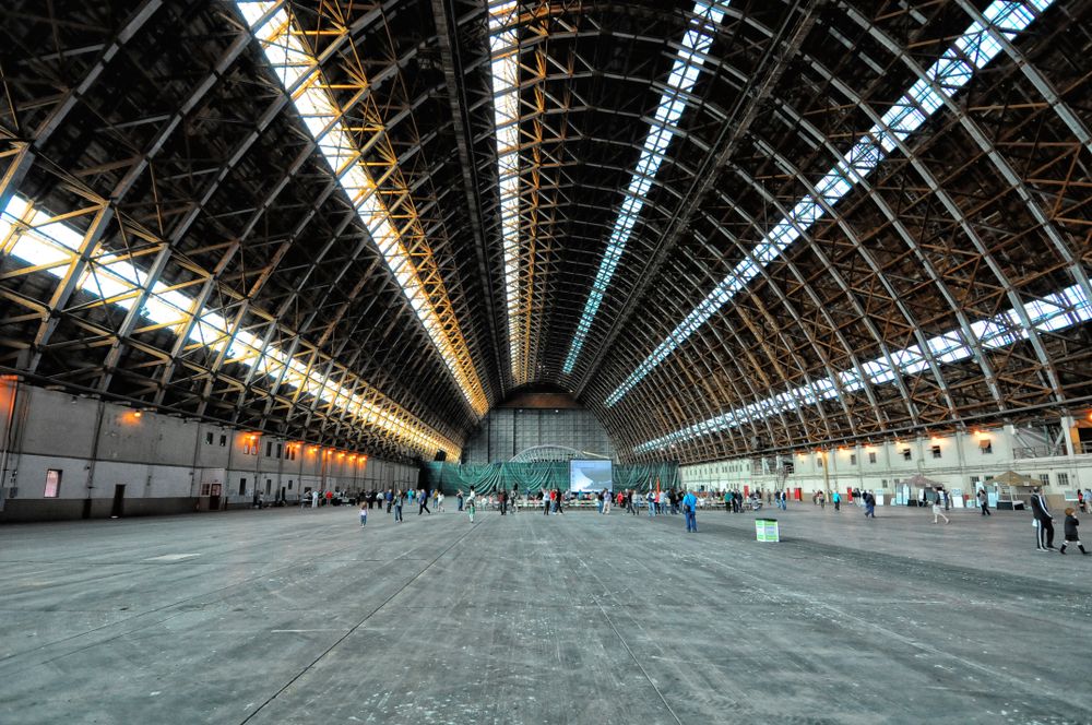 Interior of the Tustin Blimp Hangars