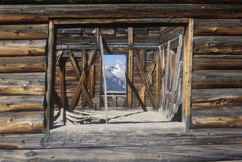 Wooden house at Alta Ghost Town