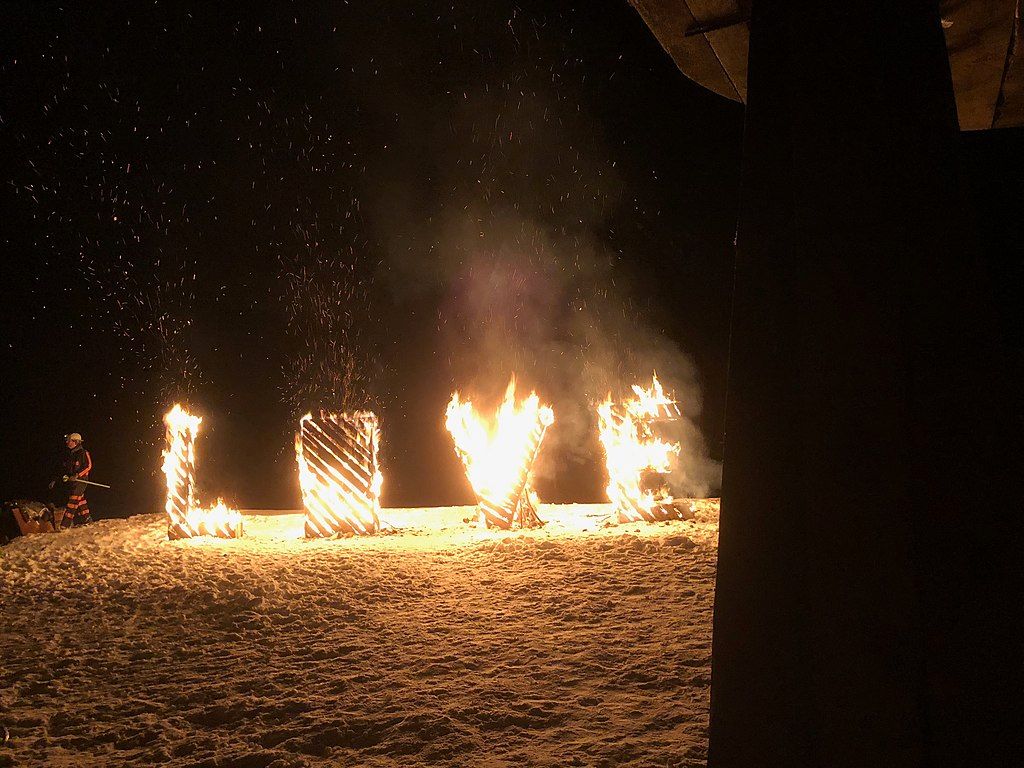 FIre display at Fire Festival