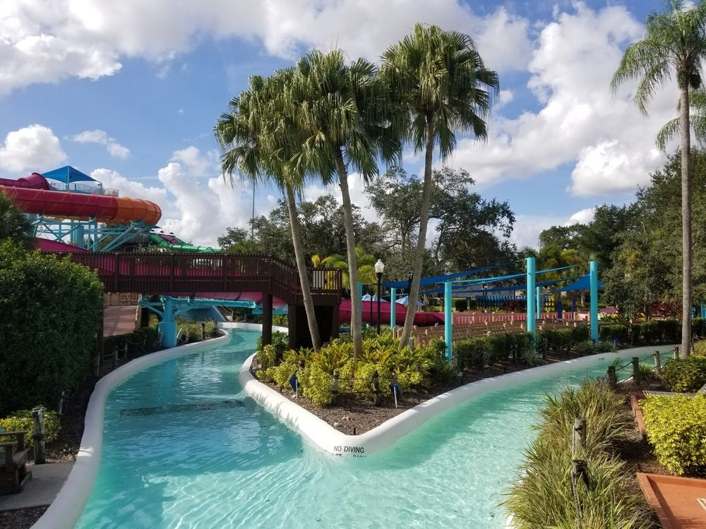 A pool at Adventure Island