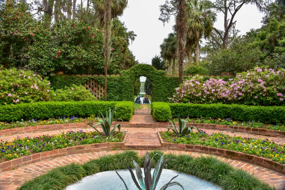 A garden at Alfred B. Maclay Gardens State Park