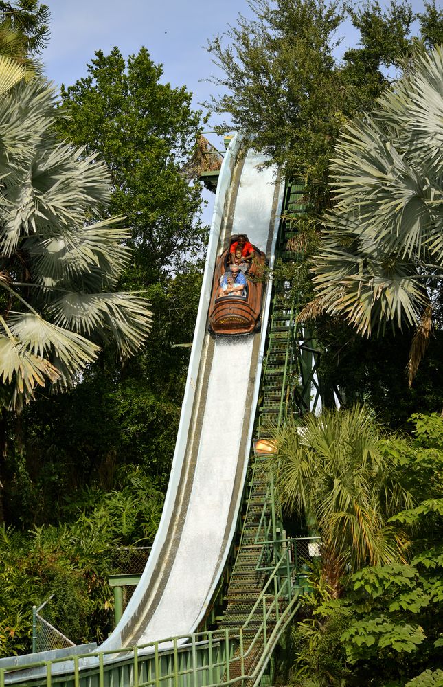 Stanley falls ride at Busch Gardens