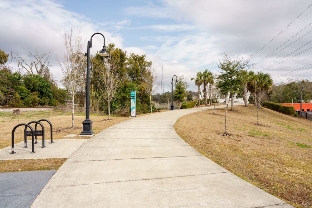 Paved trail at Cascades Park