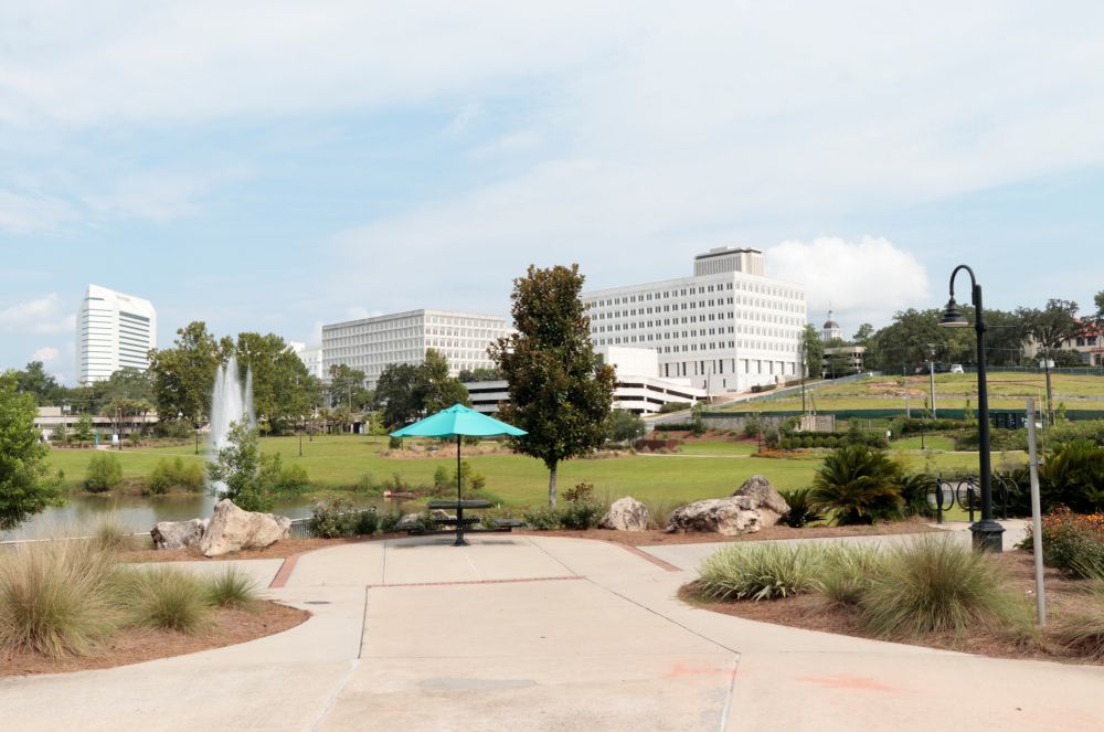 The grounds of Cascades Park