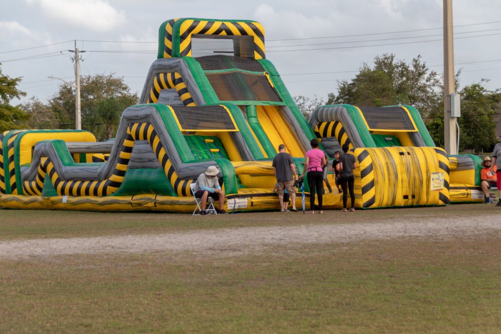 Bouncy castle at Tamarac Sports Complex