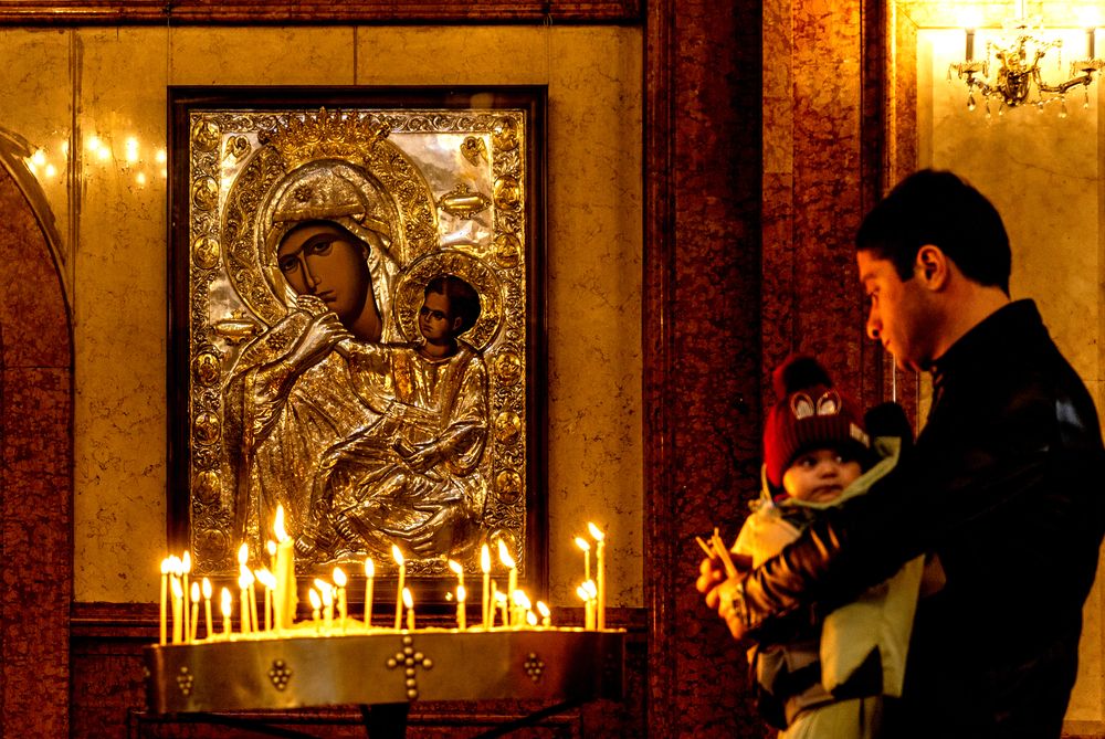 Interior of Sameba Cathedral