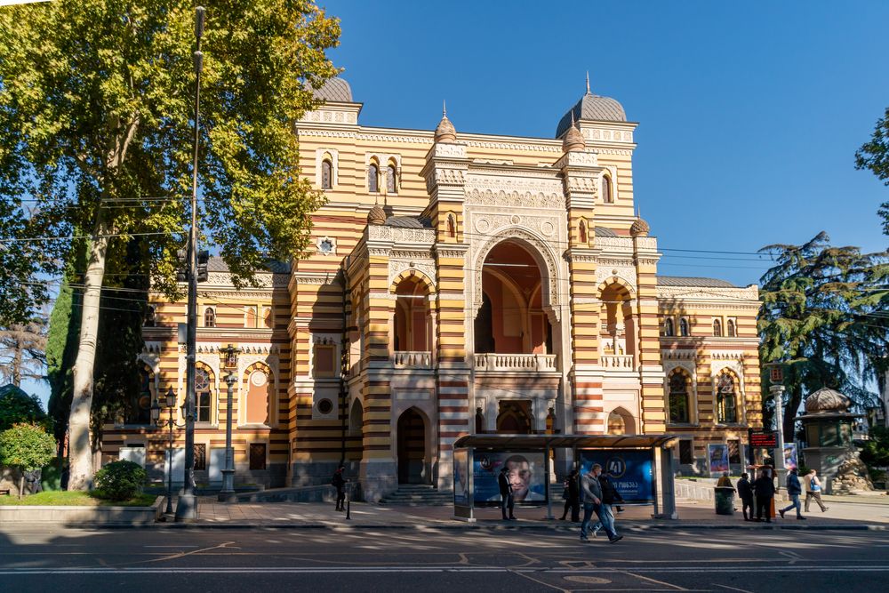 Exterior of Tbilisi Opera and Ballet Theatre