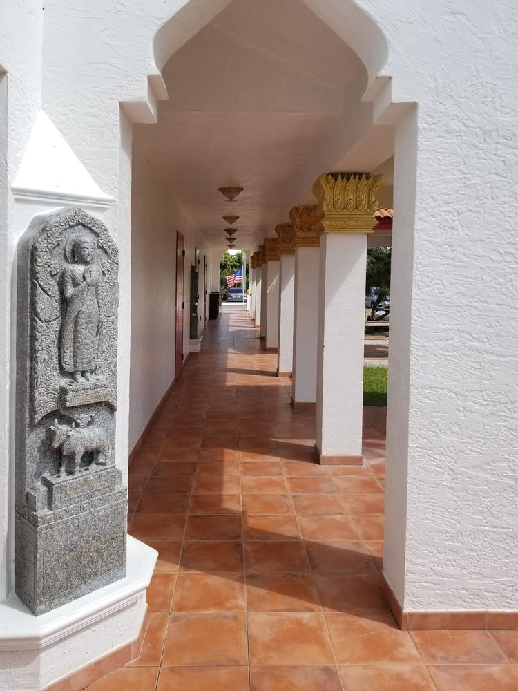 Hallway at Wat Buddharangsi Buddhist Temple