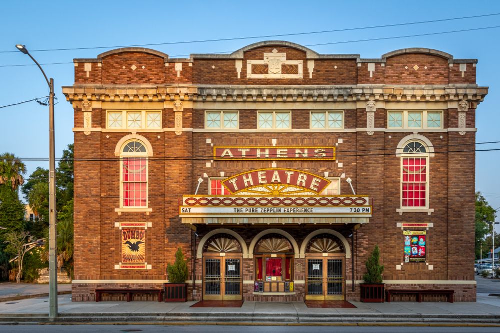Close View of Athens Theatre