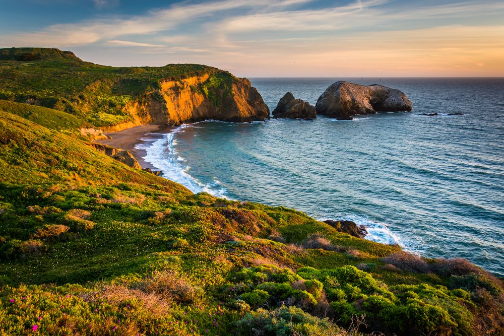 Scenic view of Golden Gate National Recreation Area.