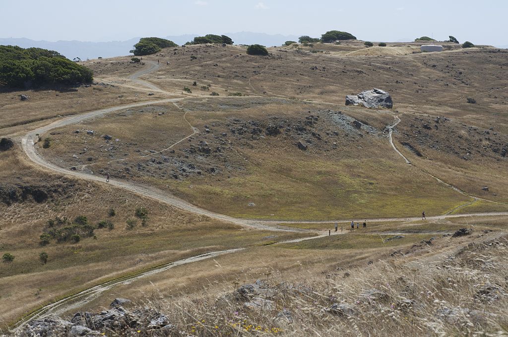 Open space at ring mountain preserve.