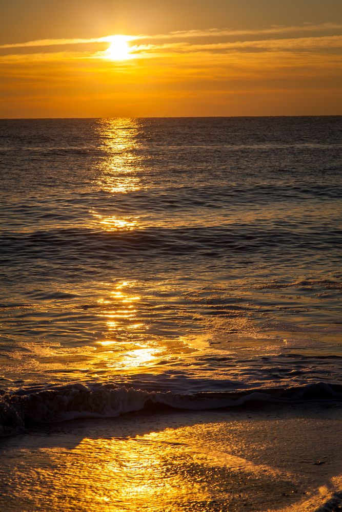 Beautiful sunrise over South Beach