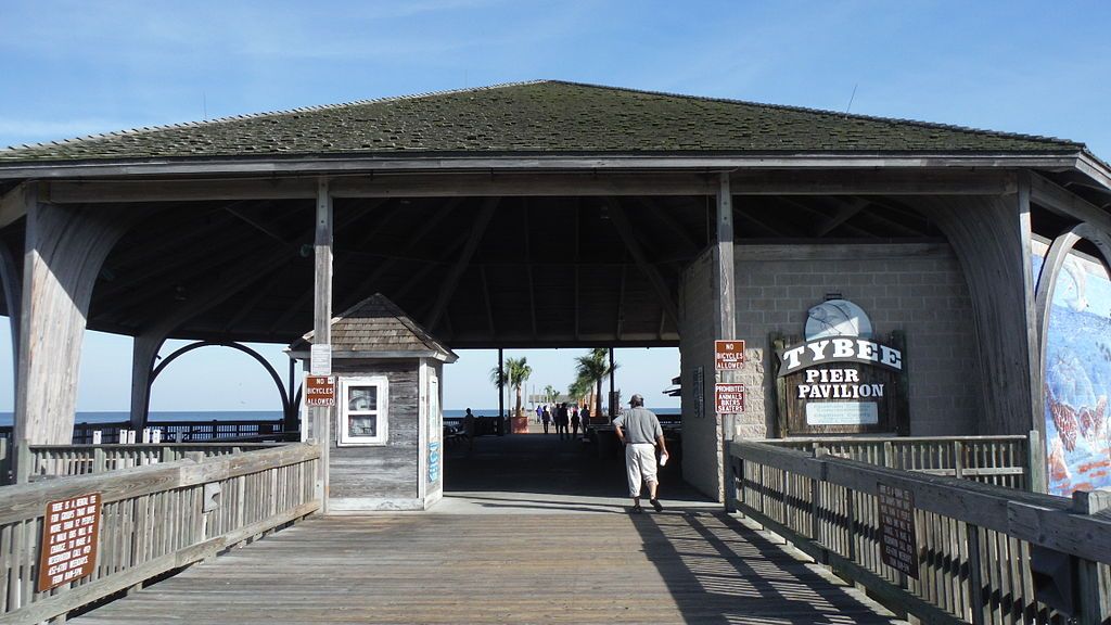The pavilion of Tybee Pier and Pavilion