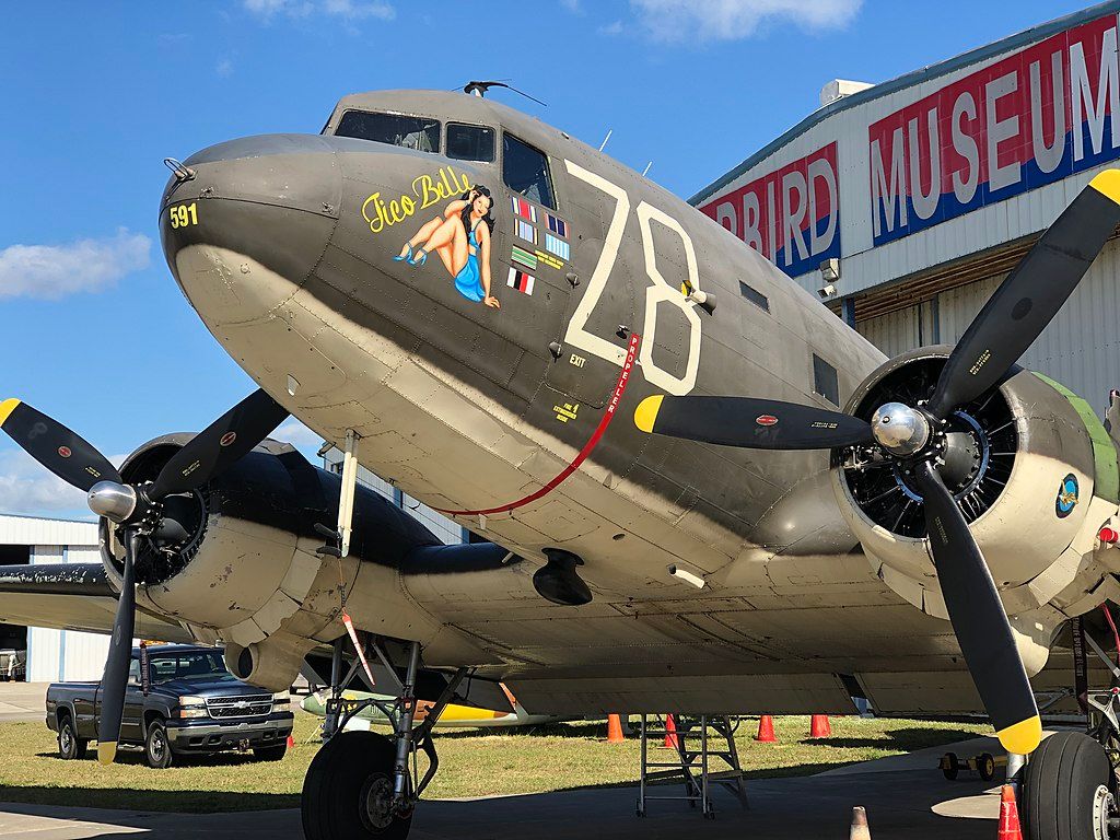 An aircraft at Valiant Air Command, Inc.