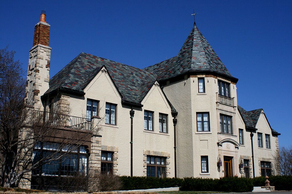 Close view of Cedar Crest's exterior