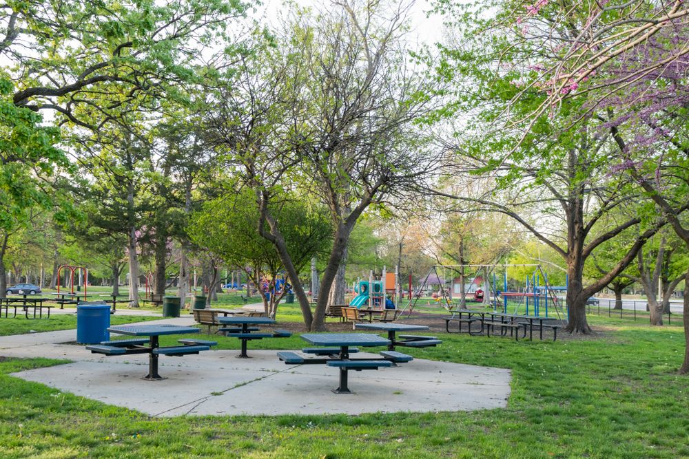 The playground of Gage Park
