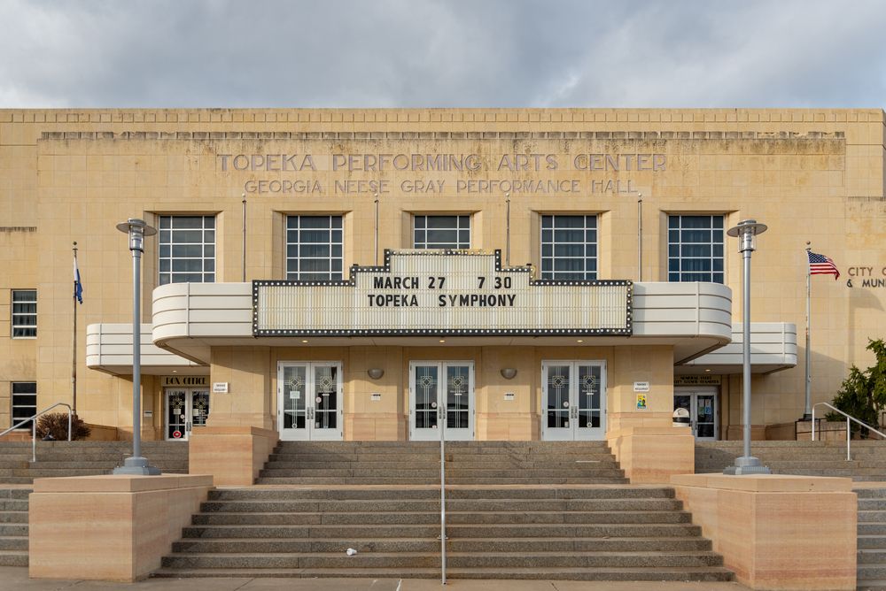 Exterior of Topeka Performing Arts Center