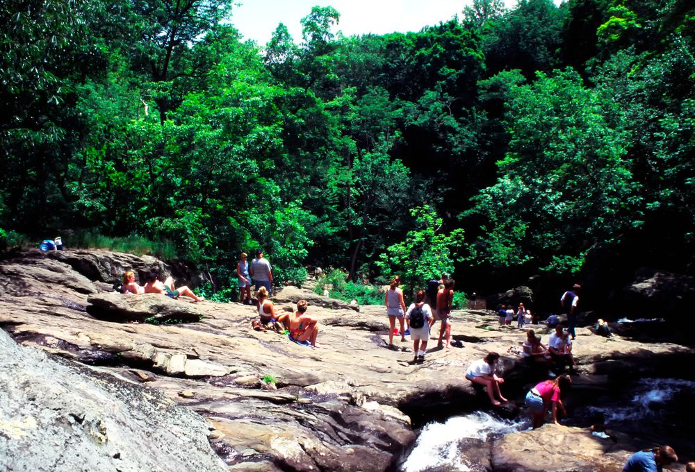 People at Cunningham Falls State Park