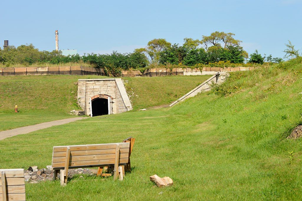 Sally port at the Historic Fort Wayne
