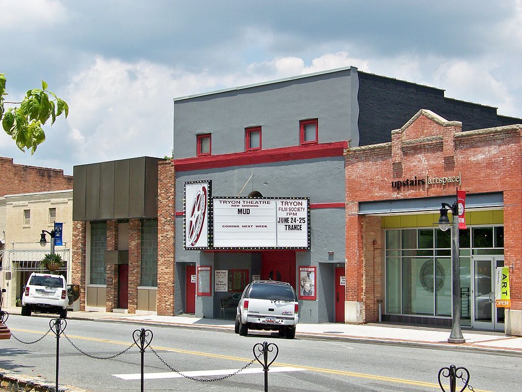 Exterior of Tryon Theatre