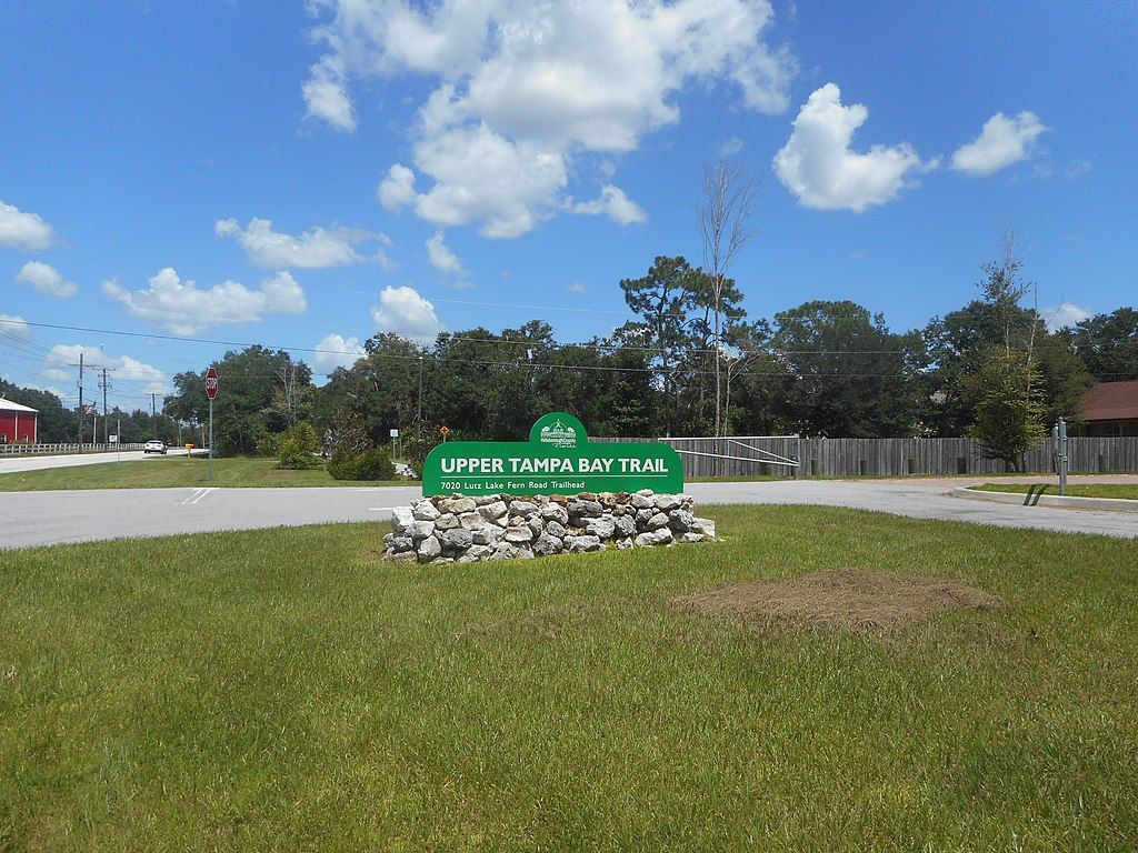 Signage of Upper Tampa Bay Trail