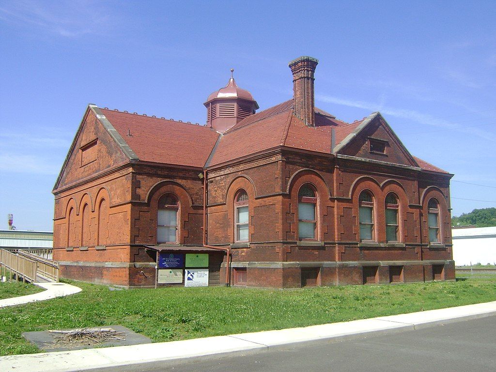 Exterior of Burden Iron Works Museum