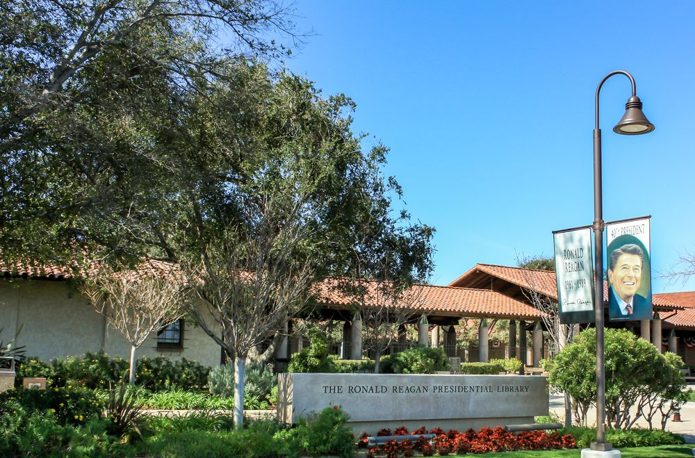 Exterior of the Ronald Reagan Presidential Library and Museum
