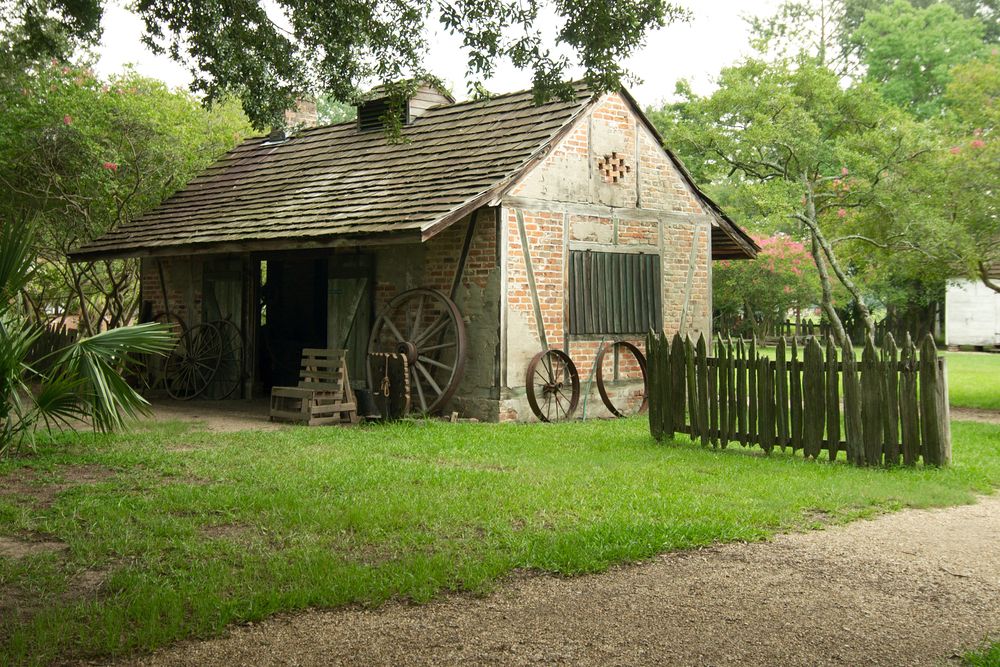 Exterior of a house at LSU Rural Life Museum