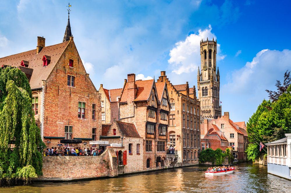View of Belfry of Bruges
