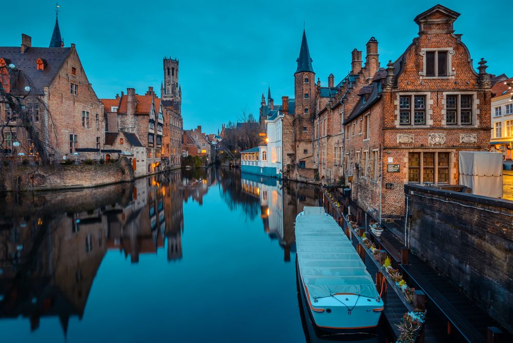 View of Belfry of Bruges