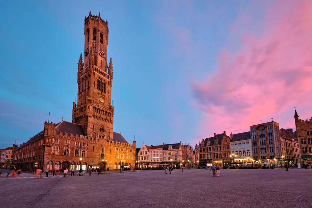 View of Belfry of Bruges