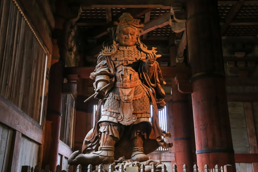 A Statue in Todai-ji