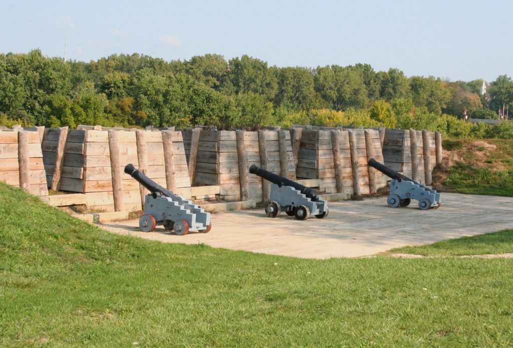 Canonns at Fort Meigs Historic Site
