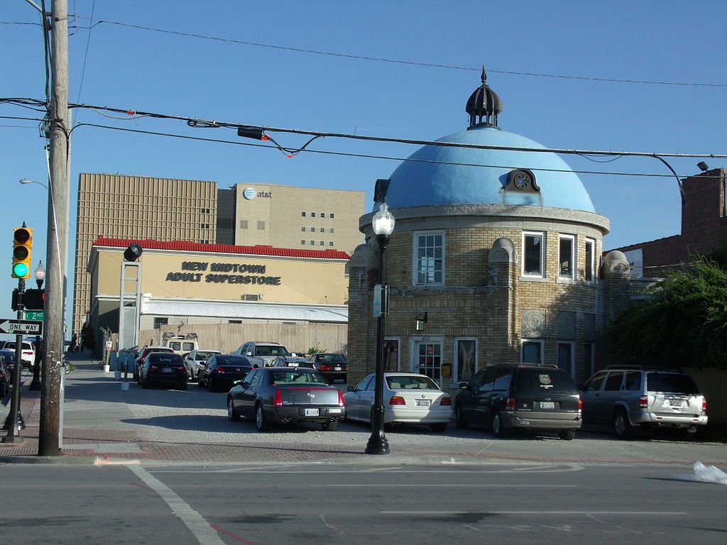 Buildings at the Blue Dome District