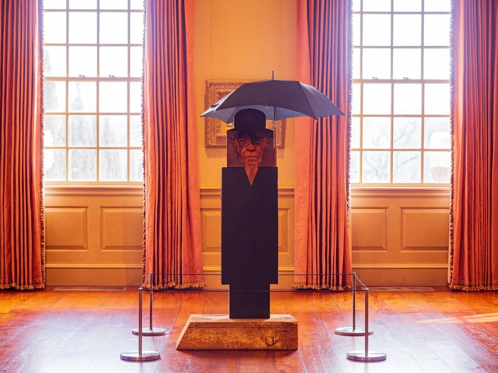 Exhibit in the Philbrook Museum of Art