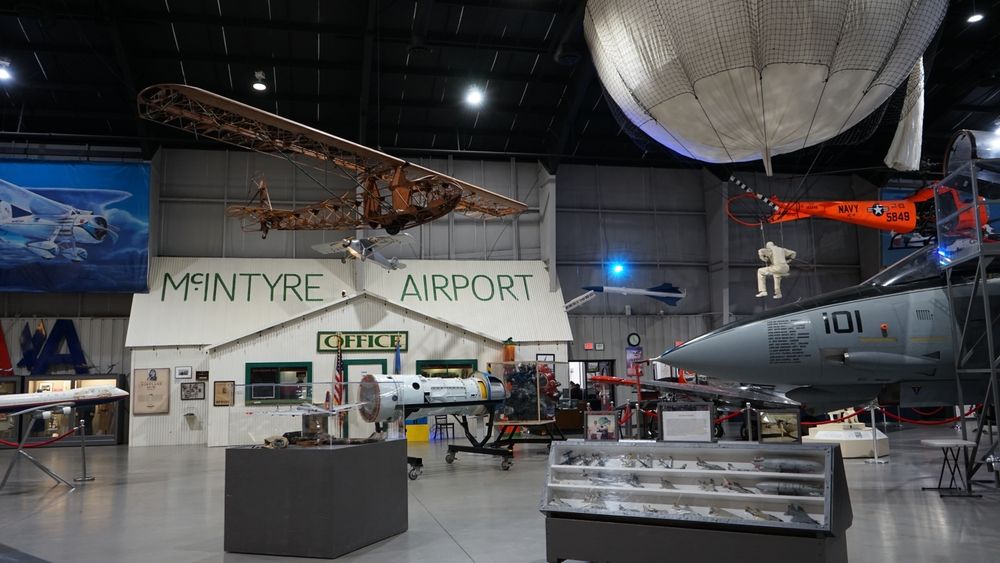 Interior of Tulsa Air and Space Museum & Planetarium