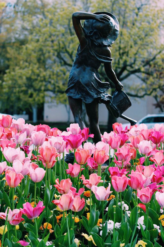 Statue at Utica Square