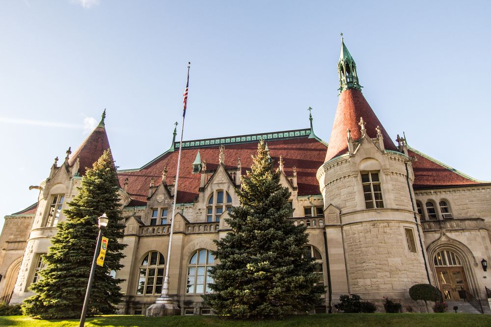 Exterior of the Castle Museum of Saginaw County History