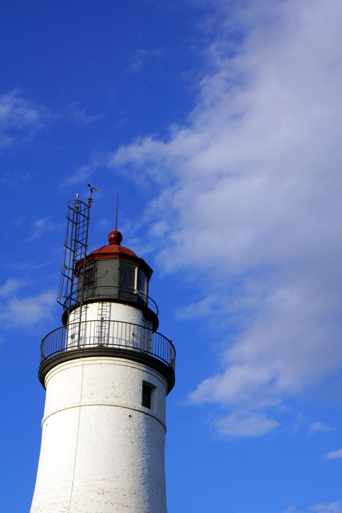Top half of the Fort Gratiot Light Station