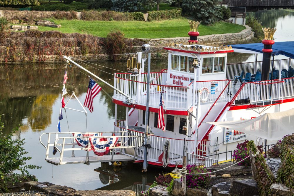 Bavarian Belle riverboat at Frankenmuth