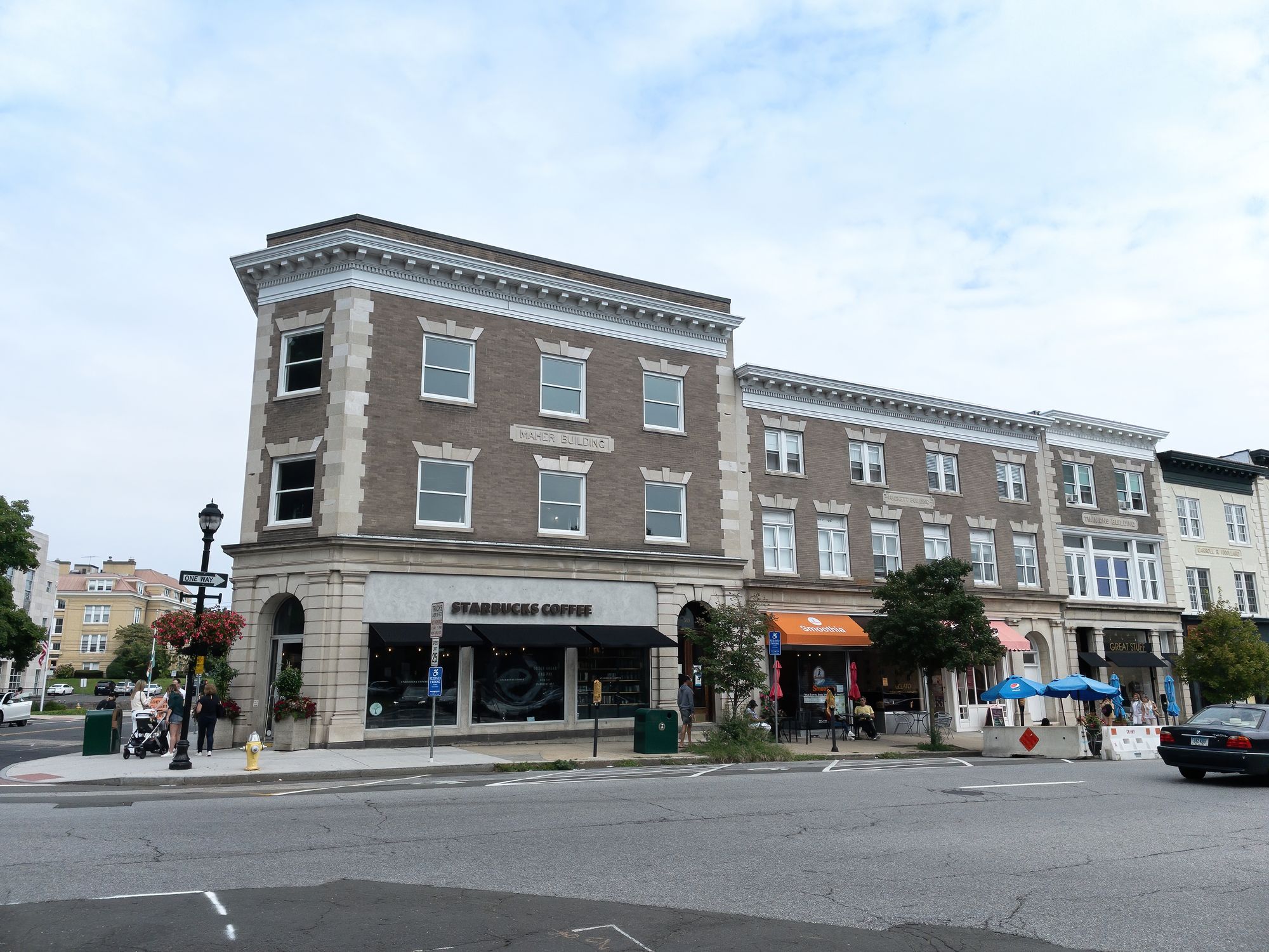 Buildings at Greenwich Avenue Historic District