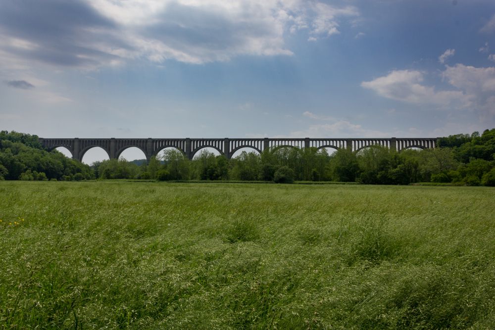 Daytime view of the Tunkhannock Viaduct