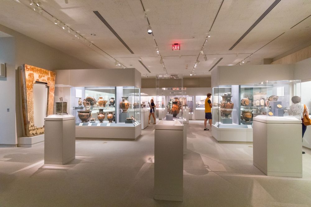 People in Princeton University Art Museum