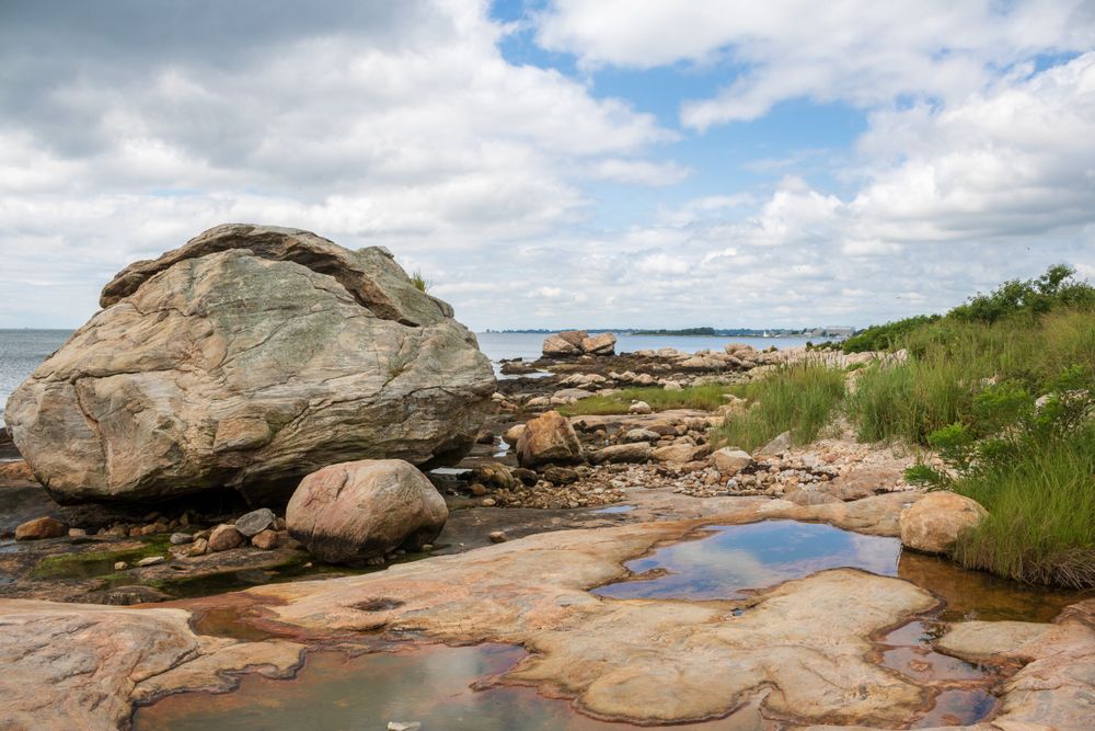 Boulders at Bluff Point State Park
