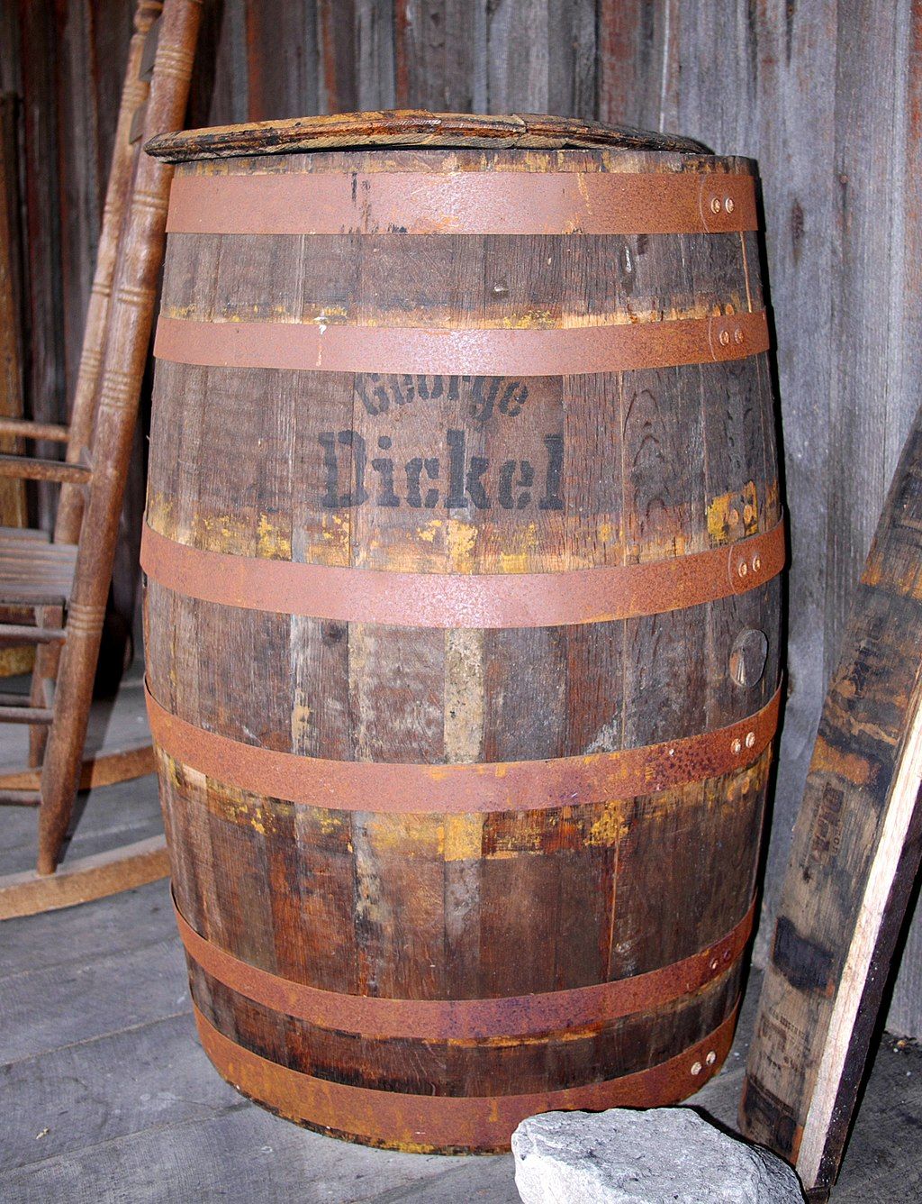 Barrel in George Dickel Distillery