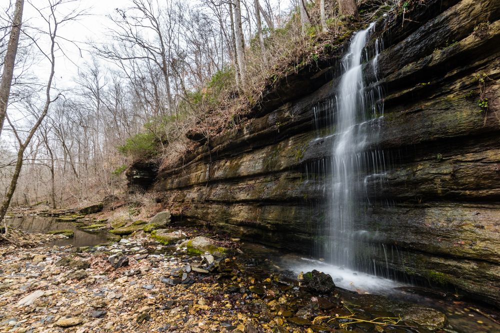 Waterfall at Short Springs Natural Area